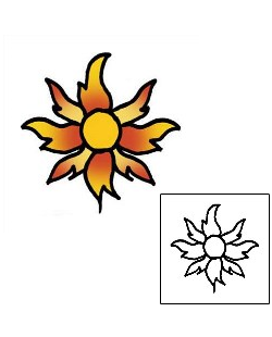 Sun Tattoo Astronomy tattoo | PPF-01502