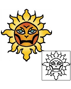 Sun Tattoo Astronomy tattoo | PPF-01505