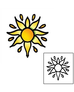 Sun Tattoo Astronomy tattoo | PPF-01545