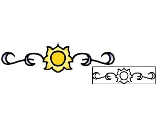 Sun Tattoo Astronomy tattoo | PPF-01573