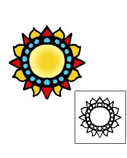 Sun Tattoo Astronomy tattoo | PPF-01582