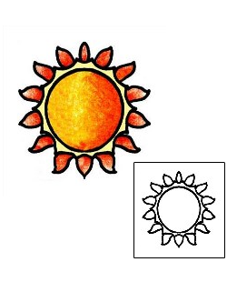 Sun Tattoo Astronomy tattoo | PPF-01600