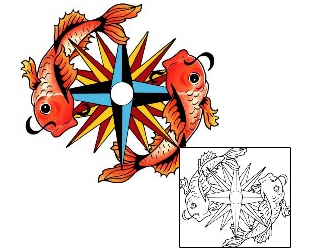 Fish Tattoo Astronomy tattoo | PPF-01728