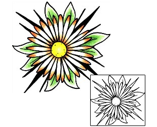 Daisy Tattoo Plant Life tattoo | PPF-01913