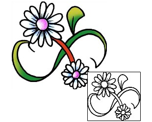 Daisy Tattoo Plant Life tattoo | PPF-01914