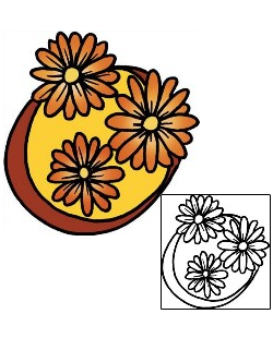 Daisy Tattoo Plant Life tattoo | PPF-01920