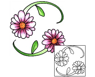 Daisy Tattoo Plant Life tattoo | PPF-01929