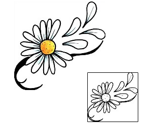Daisy Tattoo Plant Life tattoo | PPF-01945