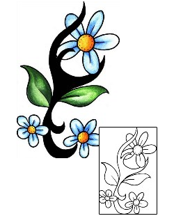 Daisy Tattoo Plant Life tattoo | PPF-01955