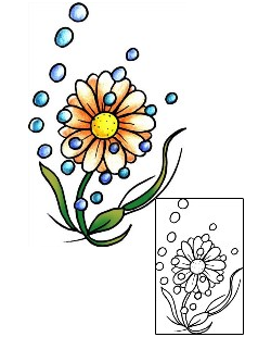 Daisy Tattoo Plant Life tattoo | PPF-01994