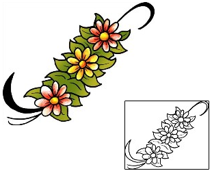 Daisy Tattoo Plant Life tattoo | PPF-02006