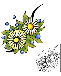 Daisy Tattoo Plant Life tattoo | PPF-02009