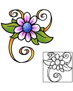 Daisy Tattoo Plant Life tattoo | PPF-02026