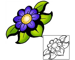 Daisy Tattoo Plant Life tattoo | PPF-02076