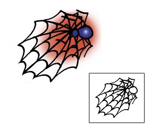 Spider Web Tattoo Insects tattoo | PPF-02324