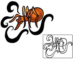 Spider Tattoo Insects tattoo | PPF-02335