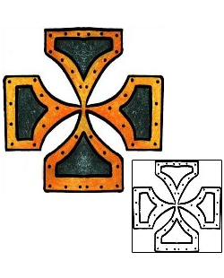 Cross Tattoo Religious & Spiritual tattoo | PPF-02486
