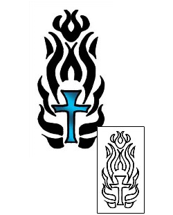 Cross Tattoo Religious & Spiritual tattoo | PPF-02498