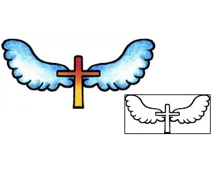 Wings Tattoo Religious & Spiritual tattoo | PPF-02502
