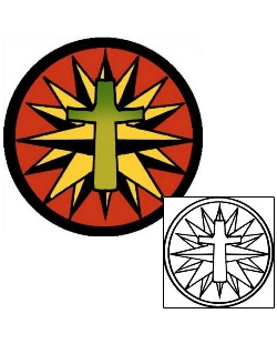 Cross Tattoo Religious & Spiritual tattoo | PPF-02508