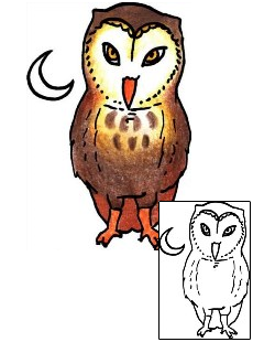 Owl Tattoo For Women tattoo | PPF-02758