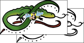 Lizard Tattoo reptiles-and-amphibians-lizard-tattoos-pablo-paola-ppf-02911