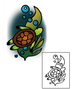 Turtle Tattoo Reptiles & Amphibians tattoo | PPF-02914