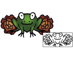 Frog Tattoo Reptiles & Amphibians tattoo | PPF-02915