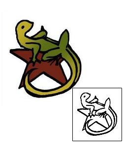 Lizard Tattoo Reptiles & Amphibians tattoo | PPF-02928