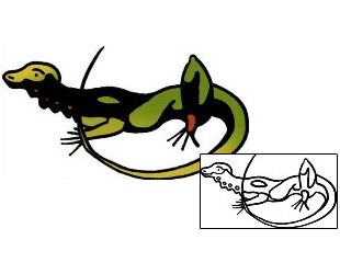 Lizard Tattoo Reptiles & Amphibians tattoo | PPF-02931