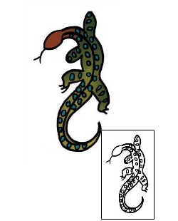 Lizard Tattoo Specific Body Parts tattoo | PPF-02935