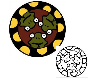 Frog Tattoo Reptiles & Amphibians tattoo | PPF-02950