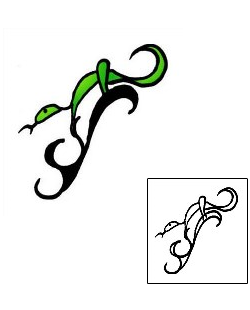 Lizard Tattoo Reptiles & Amphibians tattoo | PPF-02962