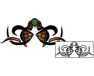Turtle Tattoo Reptiles & Amphibians tattoo | PPF-02972