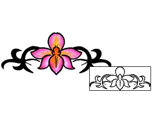 Flower Tattoo Specific Body Parts tattoo | PPF-03066
