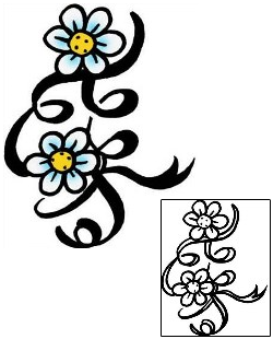 Flower Tattoo Specific Body Parts tattoo | PPF-03084