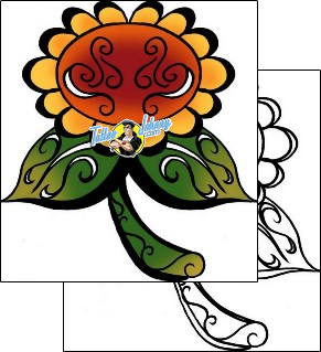 Flower Tattoo plant-life-flowers-tattoos-pablo-paola-ppf-03307