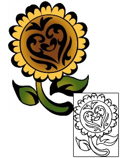 Sunflower Tattoo For Women tattoo | PPF-03309