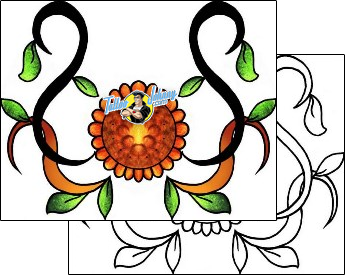 Flower Tattoo plant-life-flowers-tattoos-pablo-paola-ppf-03331