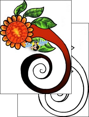 Flower Tattoo plant-life-flowers-tattoos-pablo-paola-ppf-03340