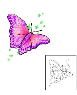 Butterfly Tattoo Insects tattoo | PVF-00044