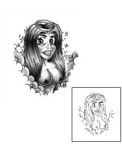 Breast Tattoo Mythology tattoo | PVF-00075
