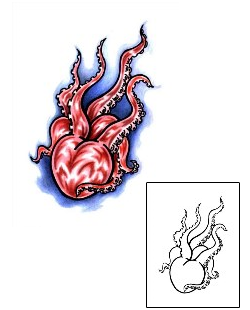 Octopus Tattoo Marine Life tattoo | PVF-00139