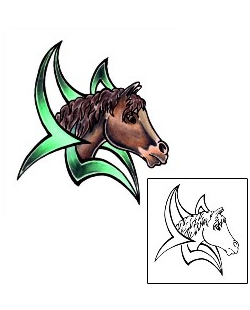 Horse Tattoo Animal tattoo | PVF-00159