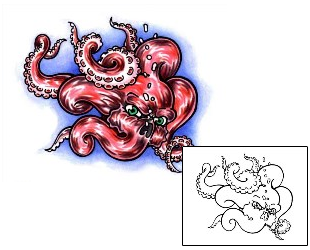 Octopus Tattoo Horror tattoo | PVF-00208