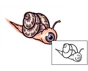 Snail Tattoo PVF-00211