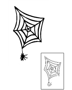 Spider Web Tattoo Insects tattoo | PVF-00238