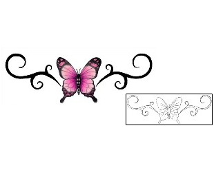 Butterfly Tattoo Specific Body Parts tattoo | PVF-00359