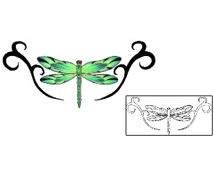Dragonfly Tattoo Specific Body Parts tattoo | PVF-00363