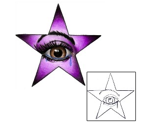 Eye Tattoo Astronomy tattoo | PVF-00366